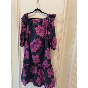 Who What Wear Long Floral Lightweight Flowy Oversized Size S Dress